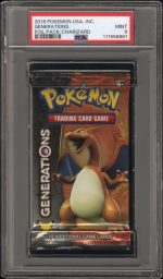 2016 Pokemon Usa, Inc. Generations Foil Pack Charizard Foil Pack PSA 9