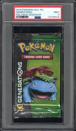 2016 Pokemon Usa, Inc. Generations Foil Pack Venusaur Foil Pack PSA 9