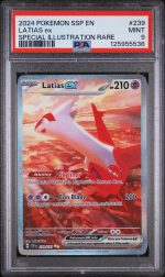 2024 Pokemon Scarlet and Violet Surging Sparks Special Illustration Rare Latias Ex #239 PSA 9