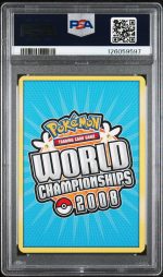 2008 Pokemon World Championships Promo Gold Star Psychic Lock Jolteon #101 PSA 8 - Image 2