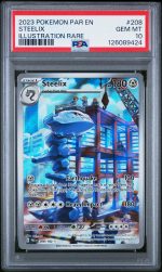 2023 Pokemon Scarlet and Violet Paradox Rift Illustration Rare Steelix #208 PSA 10