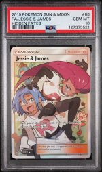 2019 Pokemon Sun and Moon Hidden Fates James/Jessie #68 PSA 10