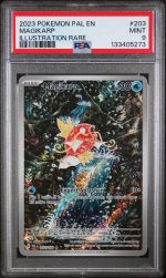 2023 Pokemon Scarlet and Violet Paldea Evolved Illustration Rare Magikarp #203 PSA 9