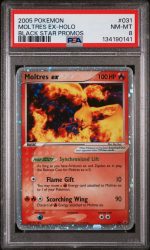 2002 Pokemon USA Promo Cards Moltres Ex #31 PSA 8