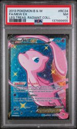 2013 Pokemon Black and White Legendary Treasures Radiant Collection Mew Ex #RC24 PSA 7