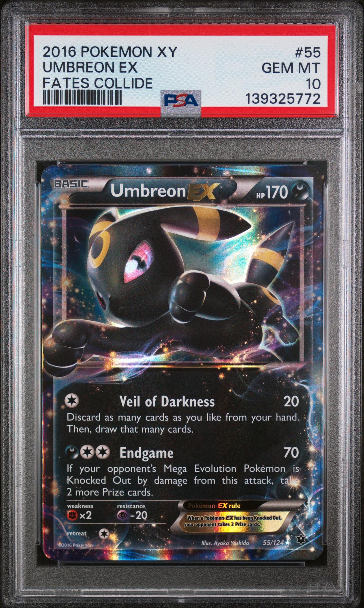 139325772_1_20260325210827_1.jpg 2016 Pokemon XY Fates Collide Umbreon Ex #55 PSA 10 - Image 1