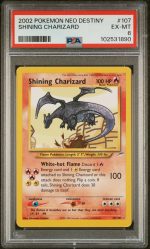 2002 Pokemon Neo Destiny Shining Charizard #107 PSA 6