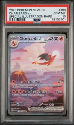 2023 Pokemon Scarlet and Violet 151 Special Illustration Rare Charizard Ex #199 PSA 10