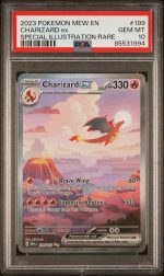 2023 Pokemon Scarlet and Violet 151 Special Illustration Rare Charizard Ex #199 PSA 10