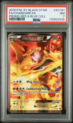 2016 Pokemon XY Black Star Promo Red and Blue Collection Charizard Ex #XY121 PSA 7