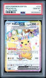 2024 Pokemon Scarlet and Violet Surging Sparks Ultra Rare Pikachu Ex #219 PSA 10