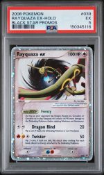2006 Pokemon Black Star Promo Holo Rayquaza Ex #39 PSA 5
