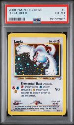 2000 Pokemon Neo Genesis Holo Lugia #9 PSA 6