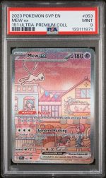 2023 Pokemon Svp En-Sv Black Star Promo 053 Mew Ex 151 Ultra-Premium Coll - PSA 9