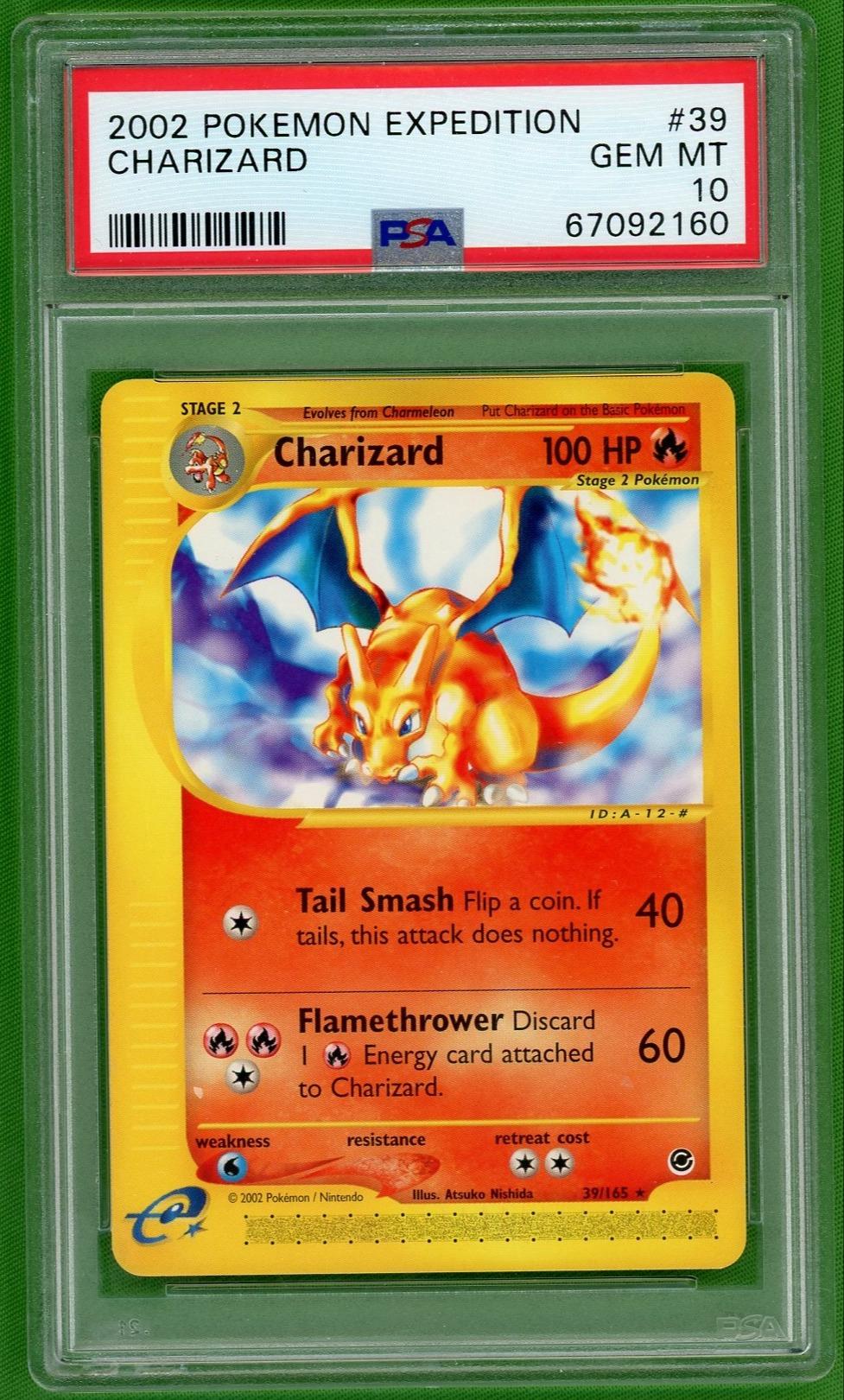 3295_39_A_20260311141313_1.jpg 2002 Pokemon Expedition Charizard #39 PSA 10 - Image 1