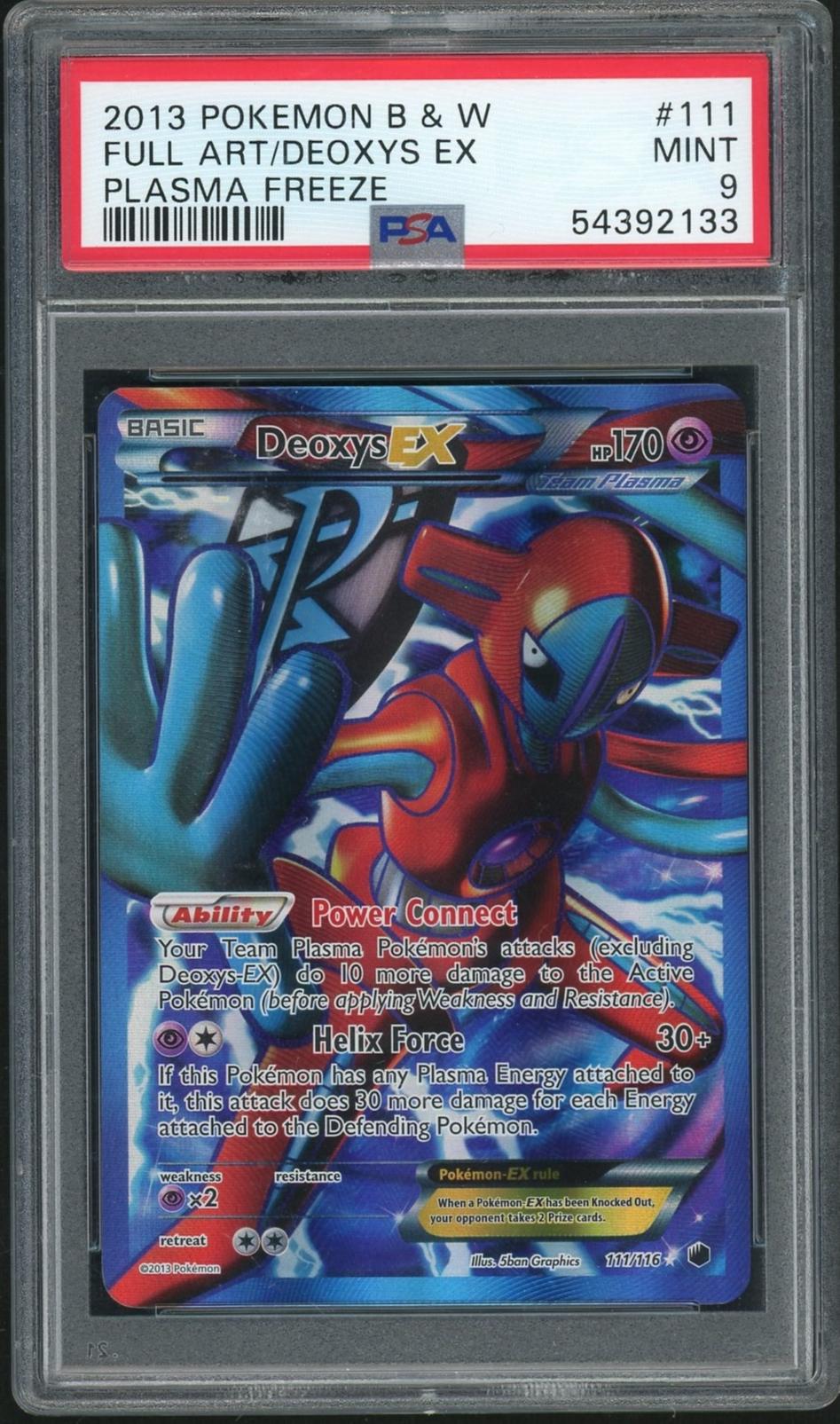 54392133_1_A_20260219170434_1.jpg 2013 Pokemon Black and White Plasma Freeze Deoxys Ex #111 PSA 9 - Image 1