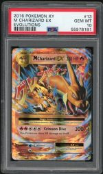 2016 Pokemon XY Evolutions M Charizard Ex #13 PSA 10