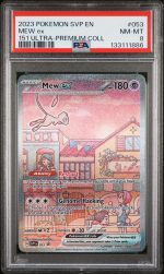 2023 Pokemon Svp En-Sv Black Star Promo 053 Mew Ex 151 Ultra-Premium Coll - PSA 8