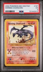 2002 Pokemon Neo Destiny Shining Charizard #107 PSA 5