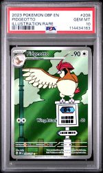 2023 Pokemon Scarlet and Violet Obsidian Flames Illustration Rare Pidgeotto #208 PSA 10
