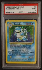 1999 Pokemon Game Holo Blastoise #2 PSA 9