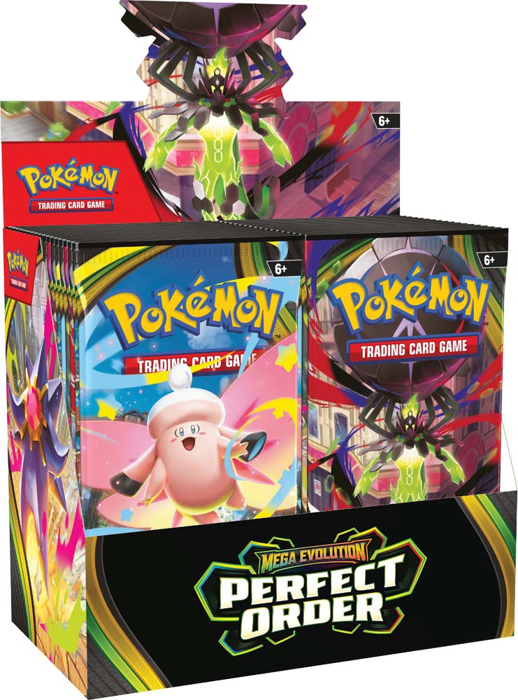 Pokemon-TCG-Mega-Evolution-Perfect-Order-Booster-Display_EN.jpg Perfect Order - Pokemon TCG: Mega Evolution ME03 Booster Box - Image 1