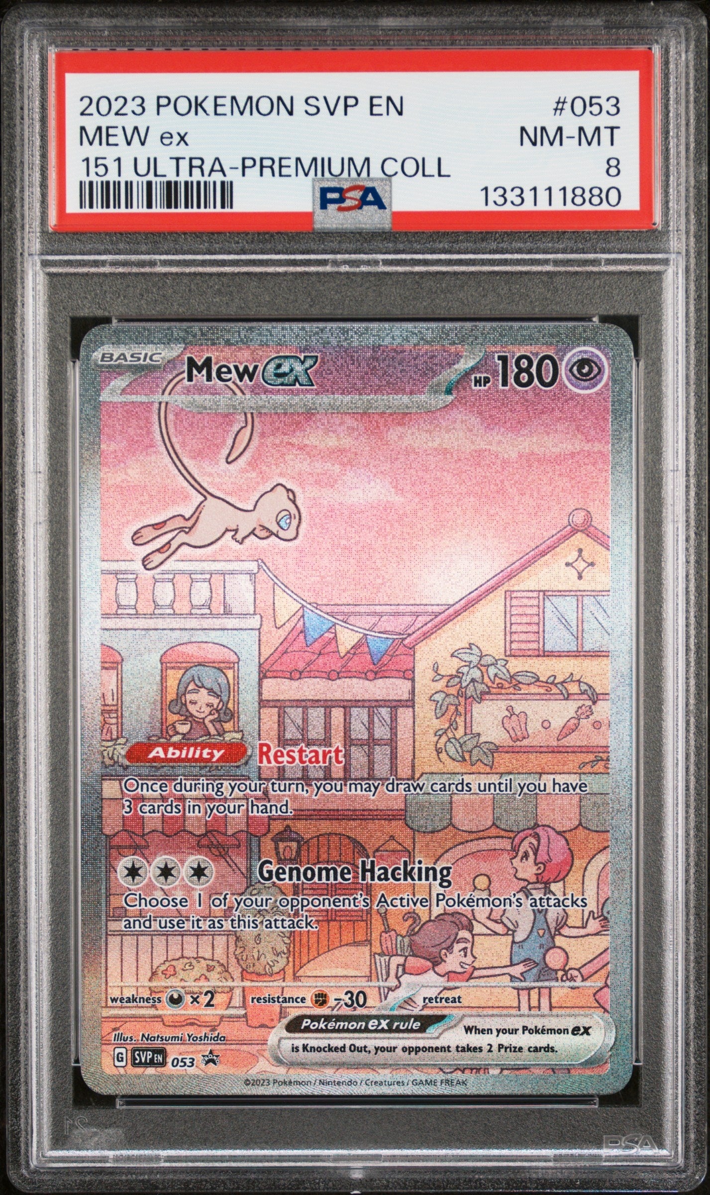 SDw0TwFF6kSCsdjeBJ-GZA.jpg 2023 Pokemon Svp En-Sv Black Star Promo 053 Mew Ex 151 Ultra-Premium Coll - PSA 8 - Image 1