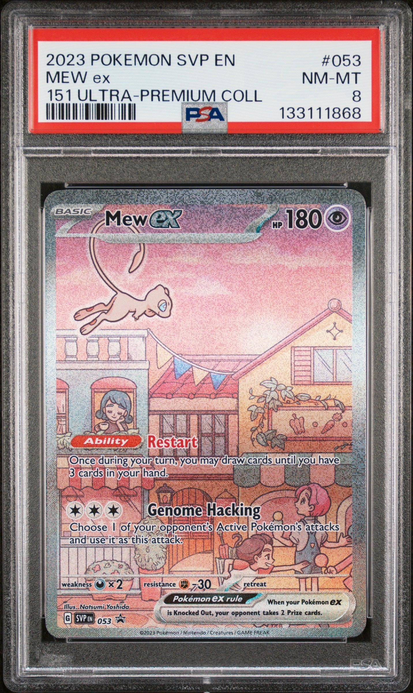 eXtXkHSNvUqrZhHUoLLzig.jpg 2023 Pokemon Svp En-Sv Black Star Promo 053 Mew Ex 151 Ultra-Premium Coll - PSA 8 - Image 1