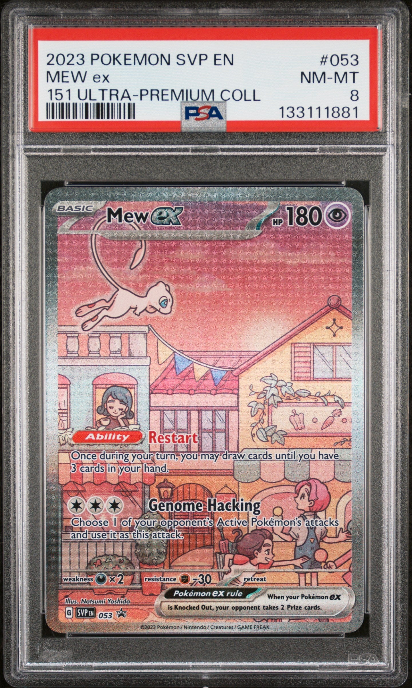 jsp3yJuH6E-Q5LnCITTHlg.jpg 2023 Pokemon Svp En-Sv Black Star Promo 053 Mew Ex 151 Ultra-Premium Coll - PSA 8 - Image 1