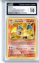CGC GEM MINT 10 Pokemon TCG Charizard 003/034 Trading Card Game Classic Holo