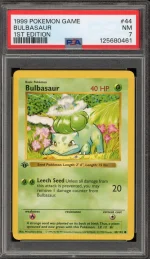 Pokemon Bulbasaur Base Set Shadowless 1st Edition #44 PSA 7