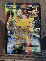 Pokémon Pikachu EX Full Art Promo Holo Electric Card XY124 2016
