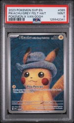 🔥 PSA 9 MINT VAN GOGH PIKACHU WITH GREY FELT HAT | SVP085 PROMO 🔥 - Image 3