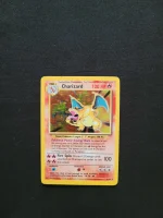 1999 Pokemon Charizard Base Set Unlimited Holo Rare 4/102 LP/MP+ Look at Pics!💥