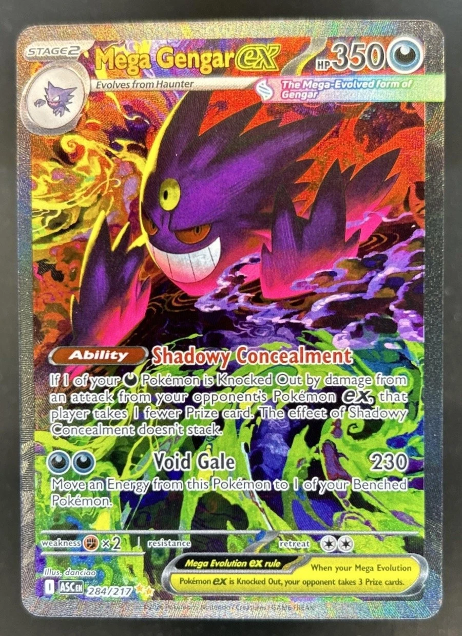 s-l1600 2026 Pokemon Ascended Heroes Mega Gengar ex Special Illustration Rare #284/217 - Image 1