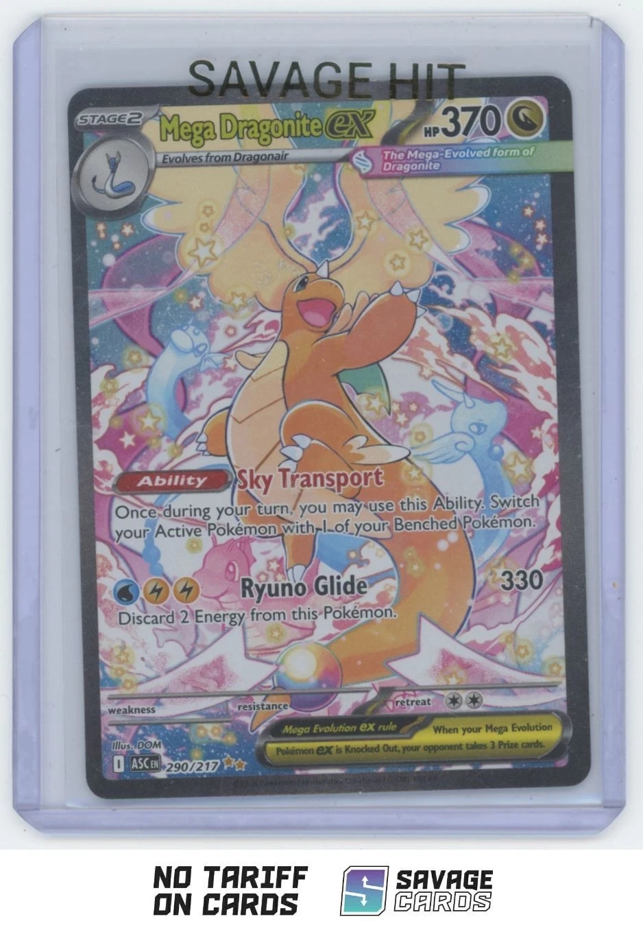 s-l1600 2025 Pokemon Mega - Ascended Heroes Mega Dragonite ex #290/217 Special Art Rare - Image 1