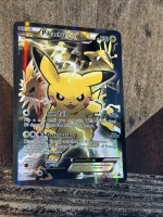 Pokémon Pikachu EX Full Art Promo Holo Electric Card XY124 2016 - Image 3