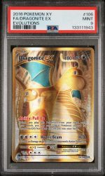 2016 Pokemon Xy Evolutions 106 Fa/Dragonite Ex Evolutions - PSA 9